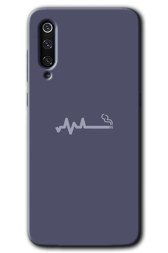 Xiaomi Mi 9 Kılıf HD Desen Baskılı Arka Kapak - Sigara Zararlıdır