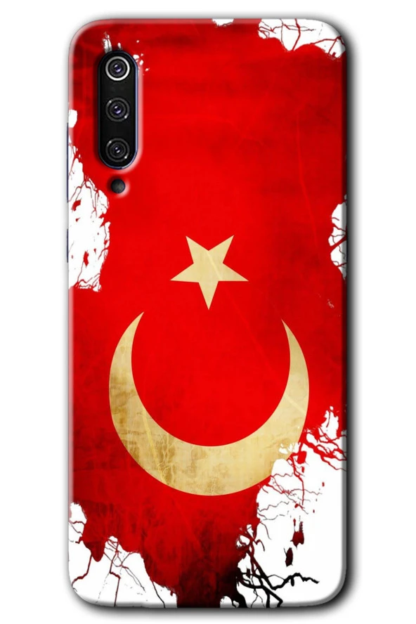 Xiaomi Mi 9 SE Kılıf HD Desen Baskılı Arka Kapak - Türkiyem