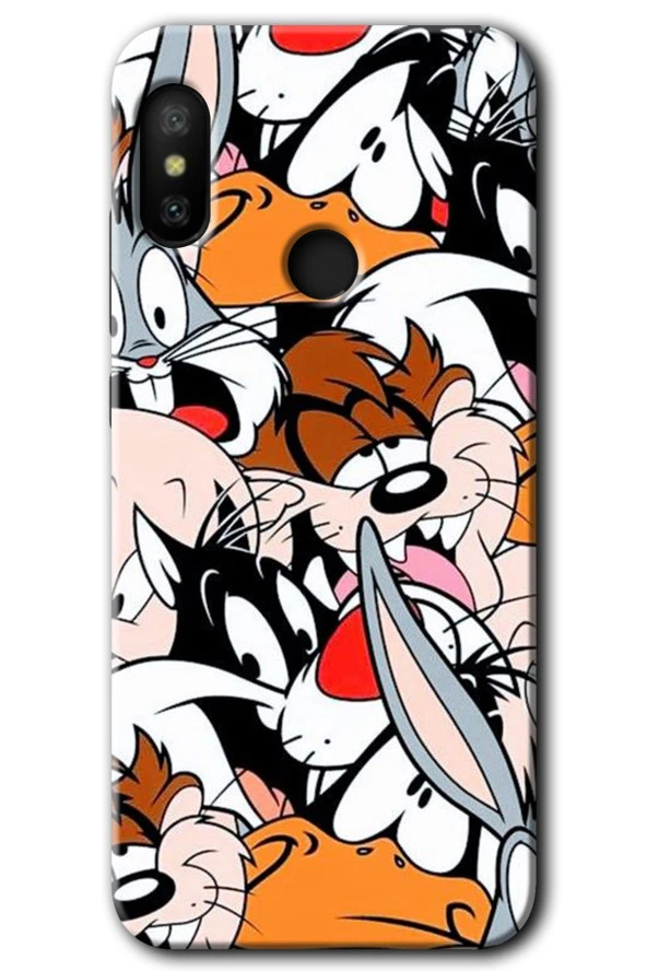 Xiaomi Mi A2 Lite Kılıf HD Desen Baskılı Arka Kapak - Karakterler