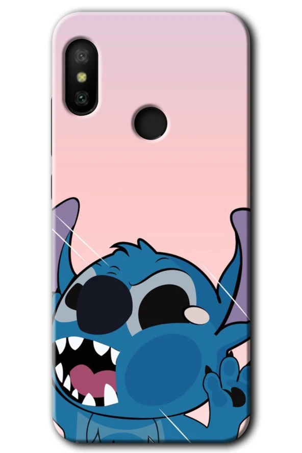 Xiaomi Mi A2 Lite Kılıf HD Desen Baskılı Arka Kapak - Stitch
