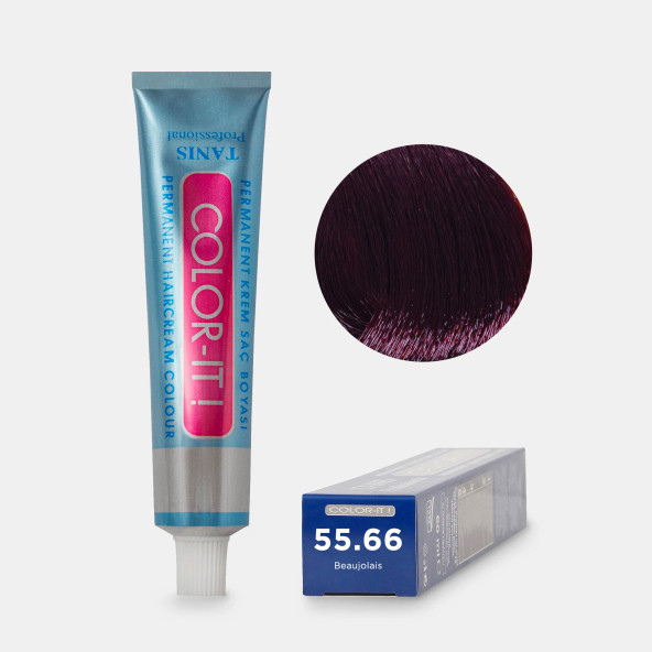 Kalıcı Saç Boyası COLOR-IT 55.66 Beaujolais