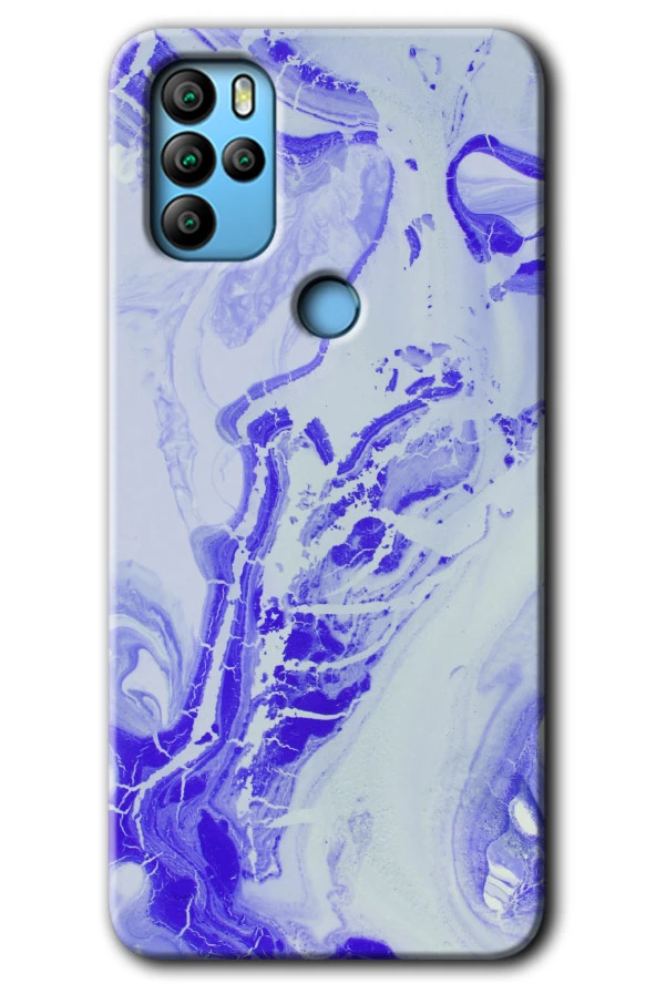 Omix X500 Kılıf HD Desen Baskılı Arka Kapak - Cranny Liquid Wall