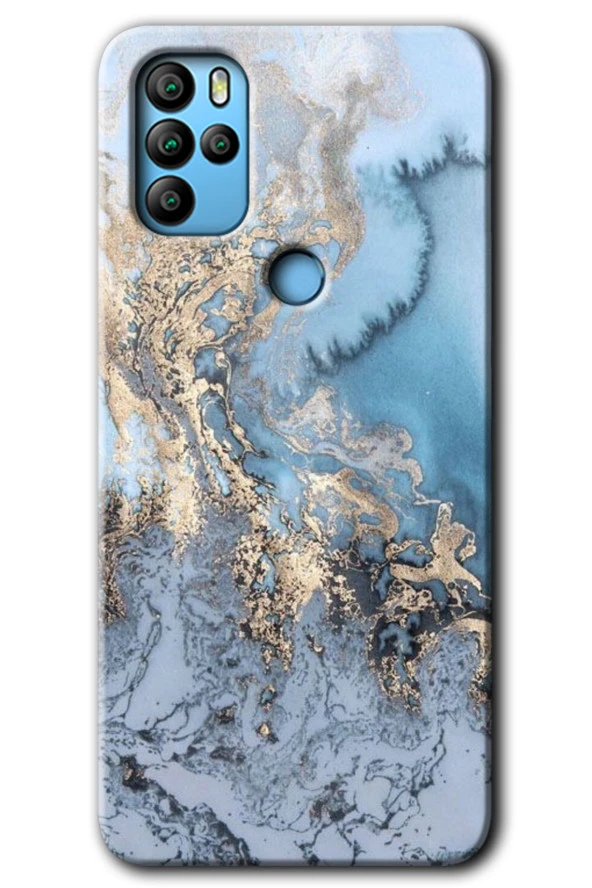 Omix X500 Kılıf HD Desen Baskılı Arka Kapak - Eski Mermer - 1