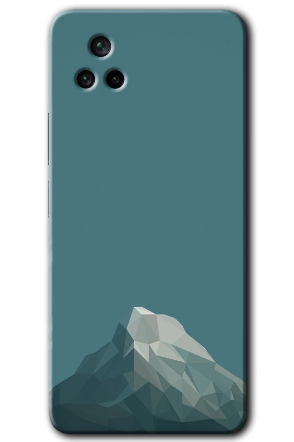 Poco F4 Kılıf HD Desen Baskılı Arka Kapak - Alone Mountain