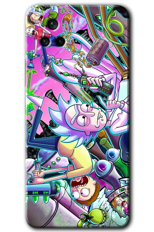 Poco F4 Kılıf HD Desen Baskılı Arka Kapak - Graffiti Çizgi Film