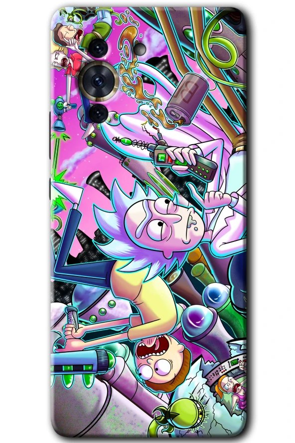 Huawei Nova 10 Kılıf HD Desen Baskılı Arka Kapak - Graffiti Çizgi Film