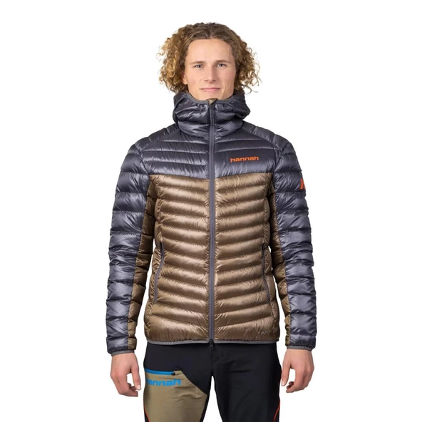 Hannah Arden Erkek Kaz Tüyü Mont Asphalt / Khaki - 4