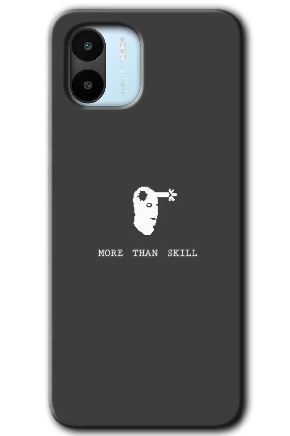 Redmi A1 Kılıf HD Desen Baskılı Arka Kapak - Headshot