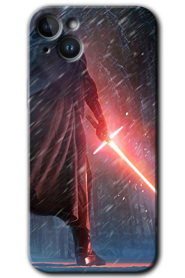 iPhone 14 Kılıf HD Desen Baskılı Arka Kapak - Kylo Ren