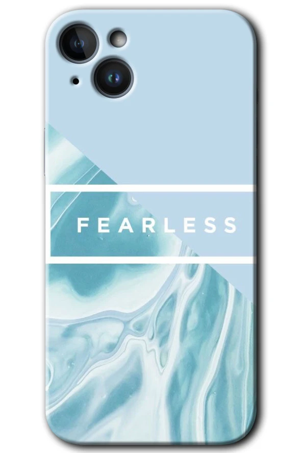 iPhone 14 Kılıf HD Desen Baskılı Arka Kapak - Fearless