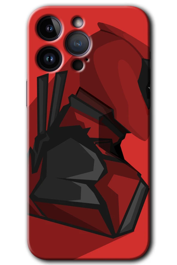 iPhone 14 Pro Kılıf HD Desen Baskılı Arka Kapak - DeadPool