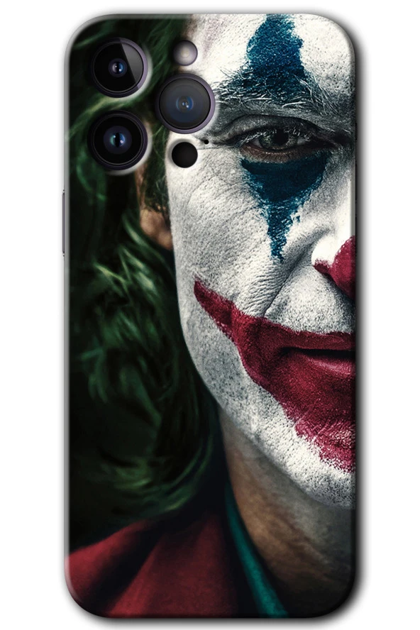 iPhone 14 Pro Max Kılıf HD Desen Baskılı Arka Kapak - Joker