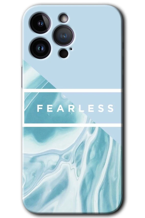 iPhone 14 Pro Max Kılıf HD Desen Baskılı Arka Kapak - Fearless