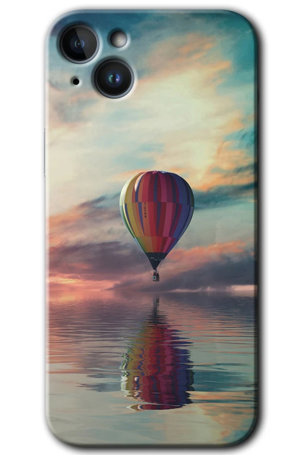 iPhone 15 Kılıf HD Desen Baskılı Arka Kapak - Zeplin