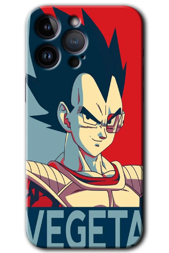 iPhone 15 Pro Max Kılıf HD Desen Baskılı Arka Kapak - Vegeta