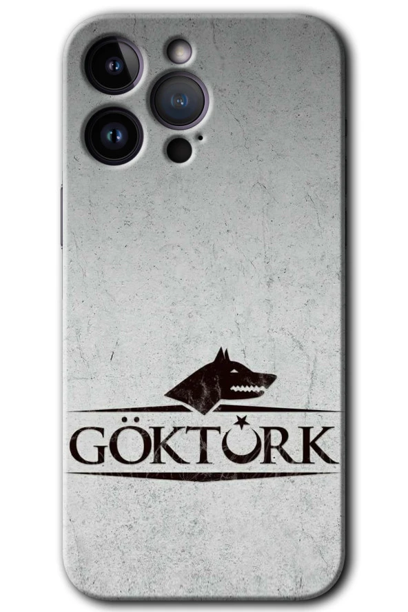 iPhone 15 Pro Max Kılıf HD Desen Baskılı Arka Kapak - Göktürk