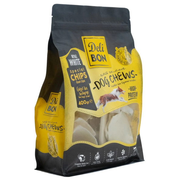 Delibon Blok Torba - cips 400gr - White