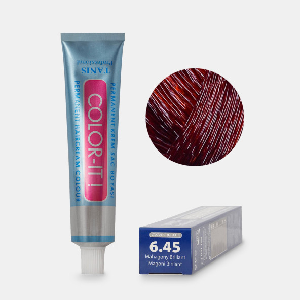 Kalıcı Saç Boyası COLOR-IT 6.45 Maun Parlak