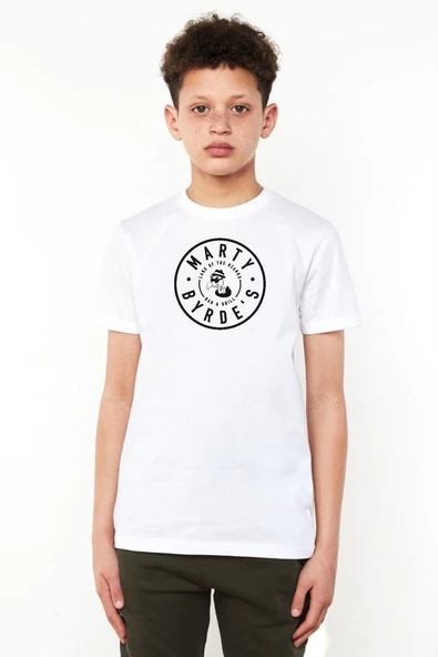 Ozark Marty Byrde's Logo Beyaz Çocuk Bisikletyaka Tshirt