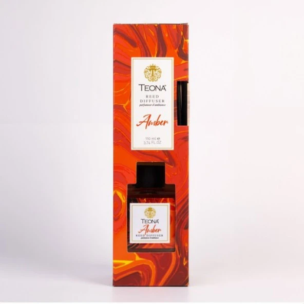 Teona Amber Bambu Çubuklu Oda Kokusu 110 ml - 2
