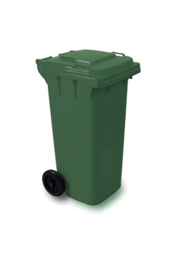 NOSSA 120 lt Yeşil Tekerlekli Çöp Konteynırı