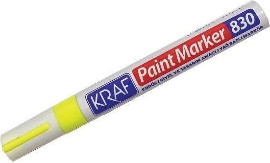 Kraf 830 Paint Markör Sarı Rötuş Boya Kalemi