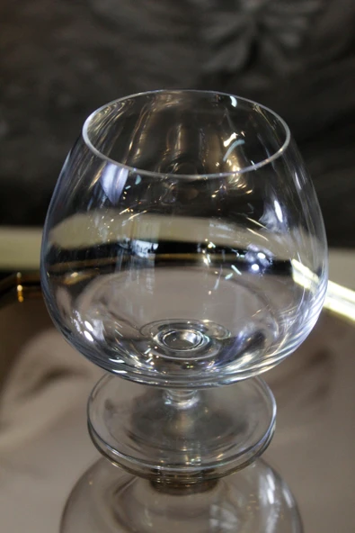 Paşabahçe El İmalatı Kristal 6'lı Ayaklı Konyak Kadehi 281358 11488 - Resim 2