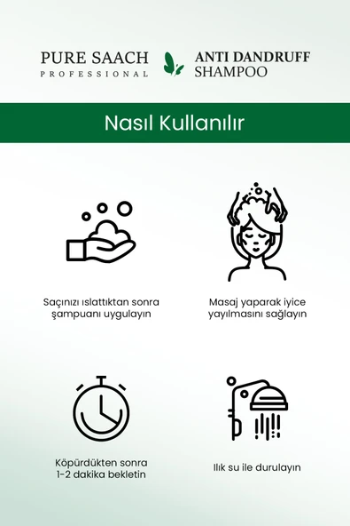 PURE SAACH PROFESSİONAL ANTI DANDRUFF SHAMPOO - 3