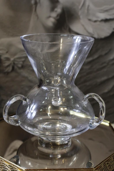 Paşabahçe Denizlicam El İmalatı Kristal Dekor Bombeli Vazo 1 Adet 1027883 23846 ürün görseli 1