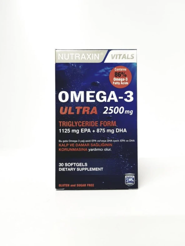 Nutraxin Omega 3 Ultra 2500  MG 30 Softjel