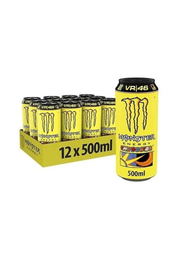 Monster 500 ml Enerji Içeceği Orjinal Tat Mükemmel Lezzet 12 Adet
