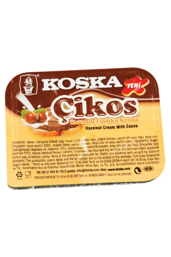 Çikos Kakaolu Fındık Kreması 100*15 G