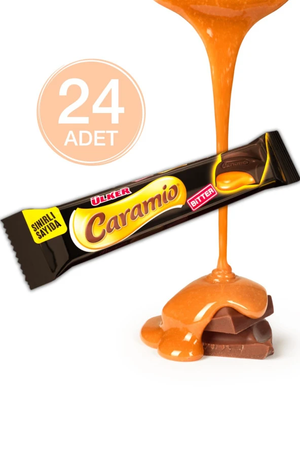 Caramio Bitter Çikolata 35 Gr 24lü Paket