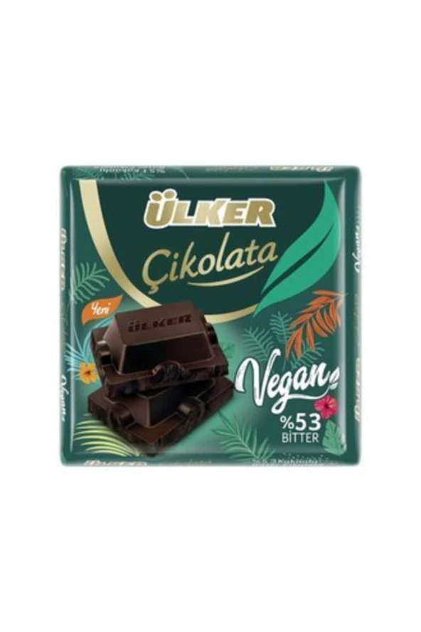 Çikolata Vegan Bitter Kare 60 G