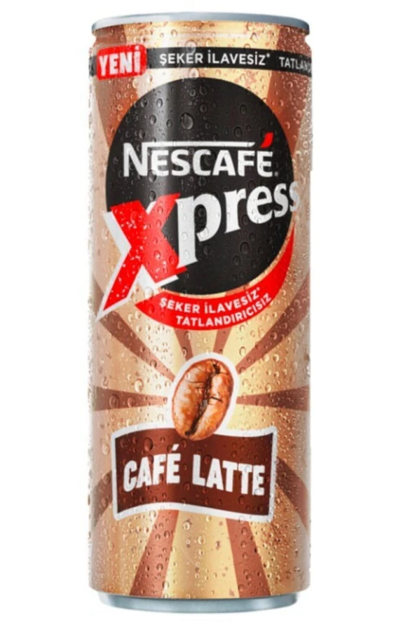Xpress Latte Şekersiz Soğuk Kahve 24 X 250 ml