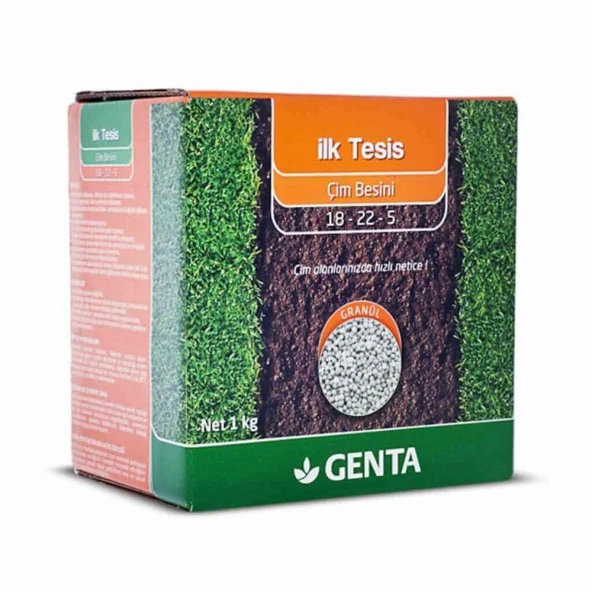 Genta İlk Tesis Çim Gübresi-Granüllü 1 kg