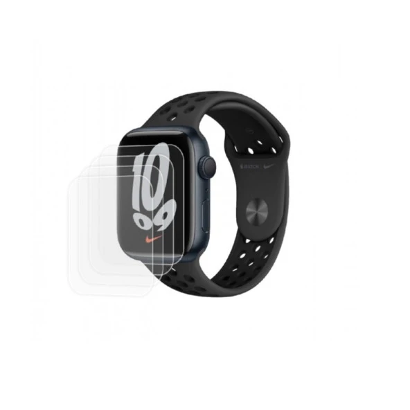 Adipa Xd Apple Watch Nike Series 7 45mm Ön Darbe Emici Ekran Koruyucu Nano Cam (4 Adet)