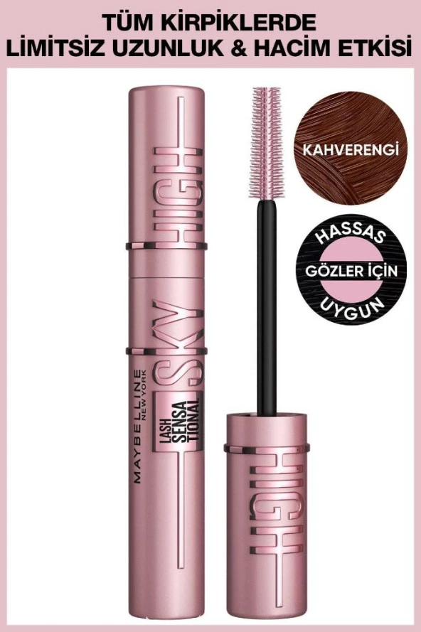 Maybelline New York Lash Sensational Sky High True Brown Maskara