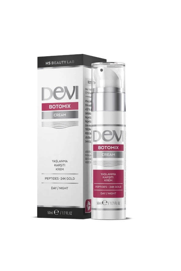 Devi Botomix Cream 50ml Botoks Etkili Nemlendirici, Yaşlanma Karşıtı Ve Dolgunlaştırıcı Krem