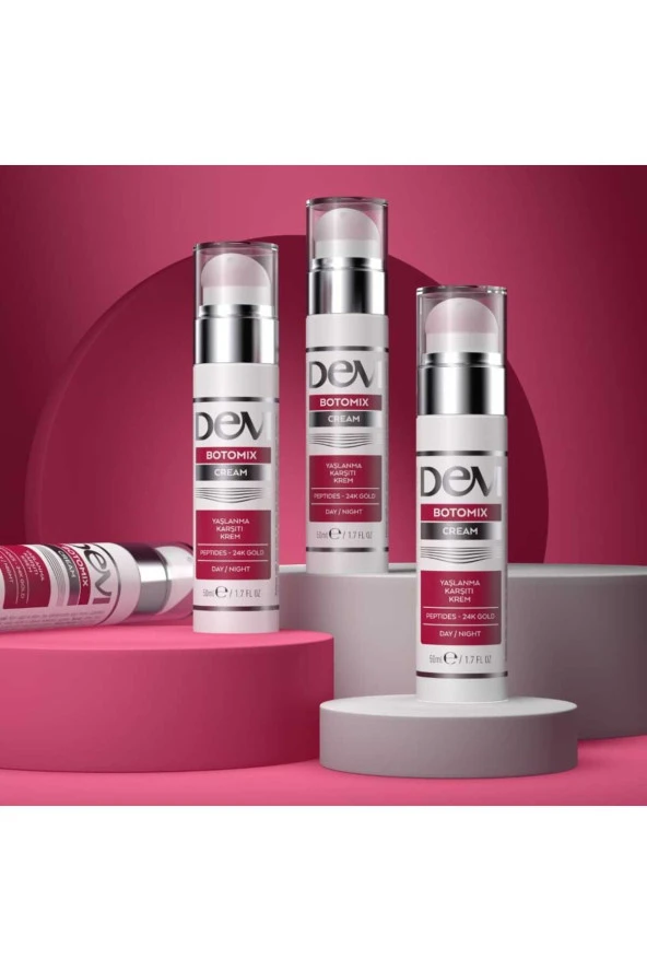 Devi Botomix Cream 50ml Botoks Etkili Nemlendirici, Yaşlanma Karşıtı Ve Dolgunlaştırıcı Krem - 2