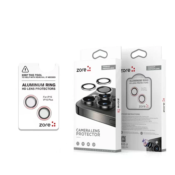 iPhone 15 CL-15 Parmak İzi Bırakmayan Anti-Reflective Kamera Lens Koruyucu - Resim 10