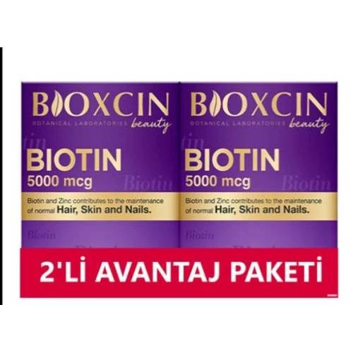 Bioxcin Biotin 5000 mcg 30 Tablet 2'li