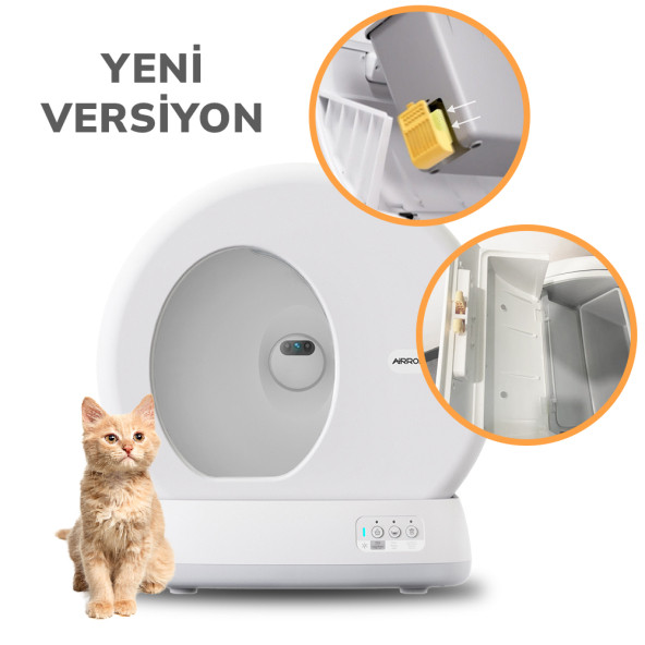 Ubtech Ucat C10 Pro+ Kameralı Akıllı Otomatik Kedi Tuvaleti (Yeni Versiyon)