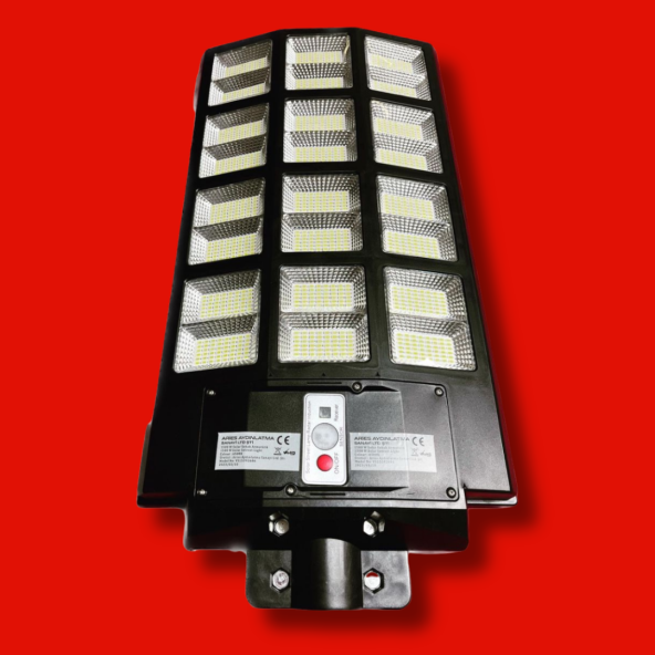 Aries 1500W Güneş Enerjili Yüksek Işık Profesyonel LED Aydınlatma Projektör Bahçe Sokak Armatürü Aries Enerji