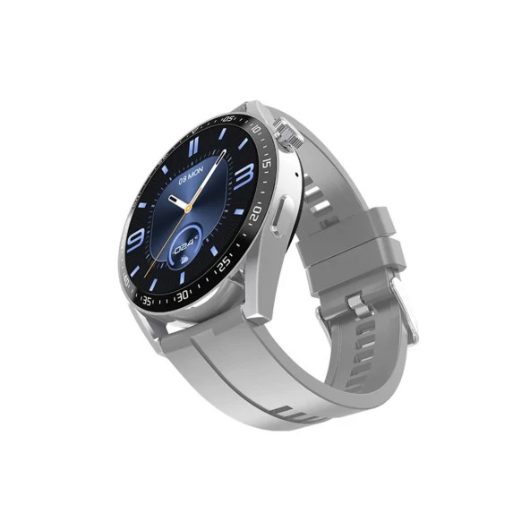 Adipa Xd  Watch HW23 Pro Android İos HarmonyOs Uyumlu Akıllı Saat Gümüş