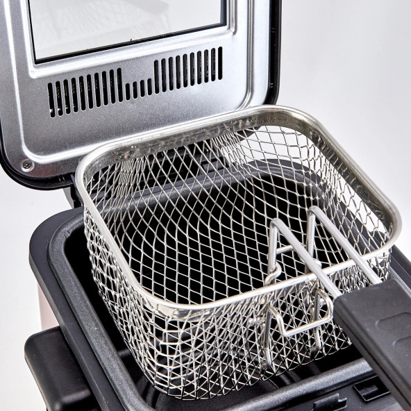 Cookplus Mini Fritöz 801-900 W Kırmızı 801 - 2