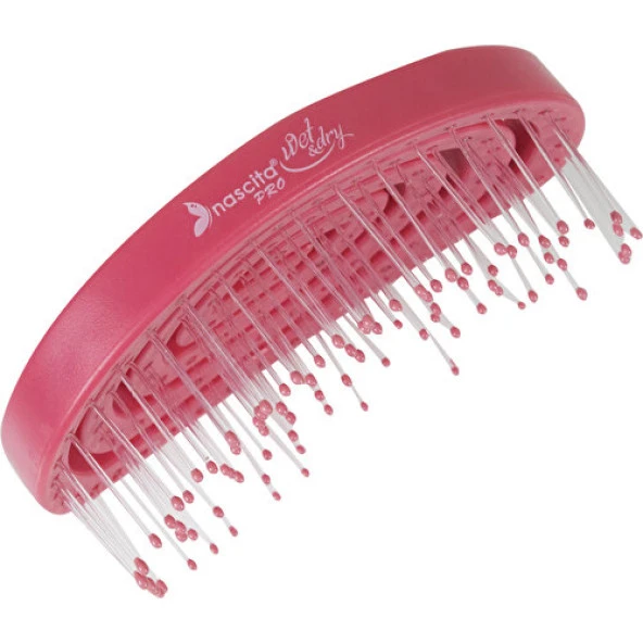 Nascita Pro Üç Boyutlu Oval Saç Fırçası Pembe - 31 - 4