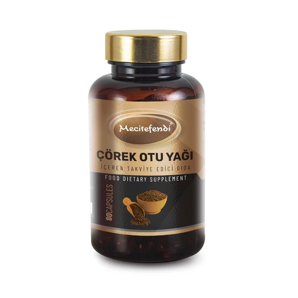 Mecitefendi Çörekotu Yağı İçeren Takviye Edici Gıda (80 KAPSÜL* 1300MG)