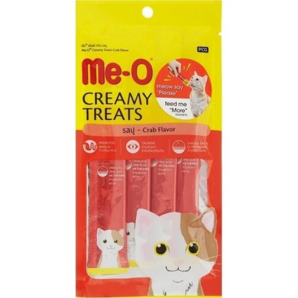 ME-O Creamy Tavuklu Balkabaklı Kedi Ödülü 4x15 gr