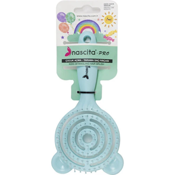 Nascita Pro Üç Boyutlu Çocuk Saç Fırçası Turkuaz -39 - 2